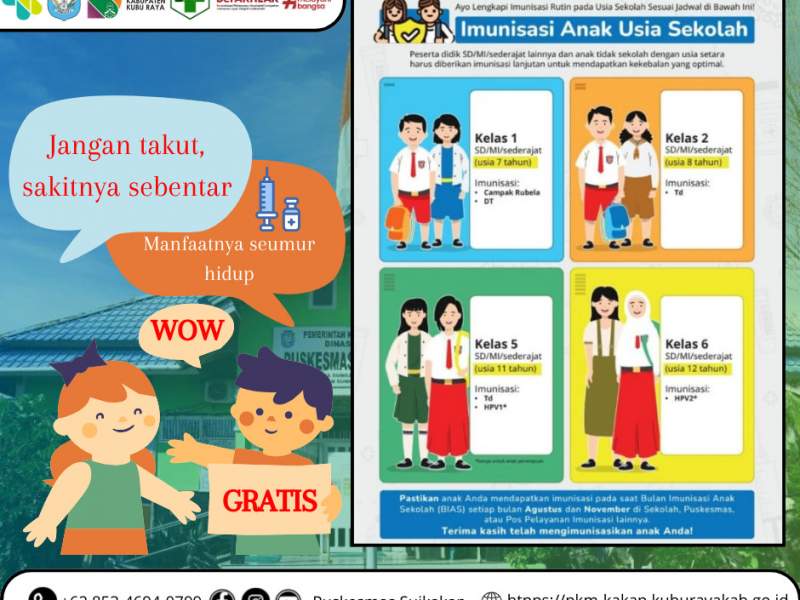 IMUNISASI ANAK SEKOLAH